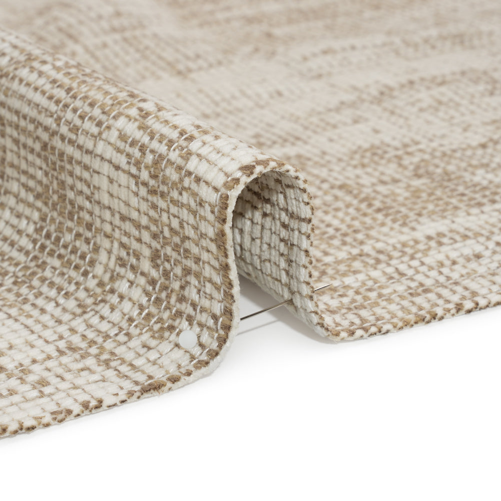 Tweedy Chenille Upholstery Woven - Parchment - Hartsmere Collection Detail