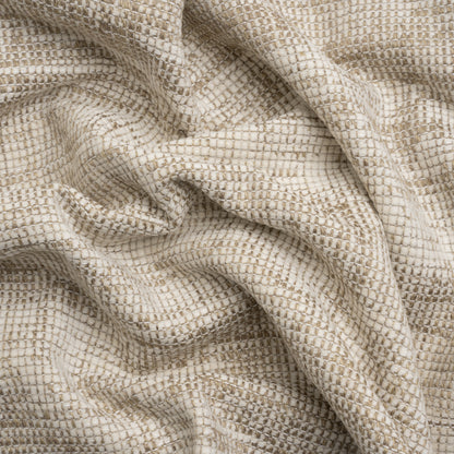 Tweedy Chenille Upholstery Woven - Parchment - Hartsmere Collection