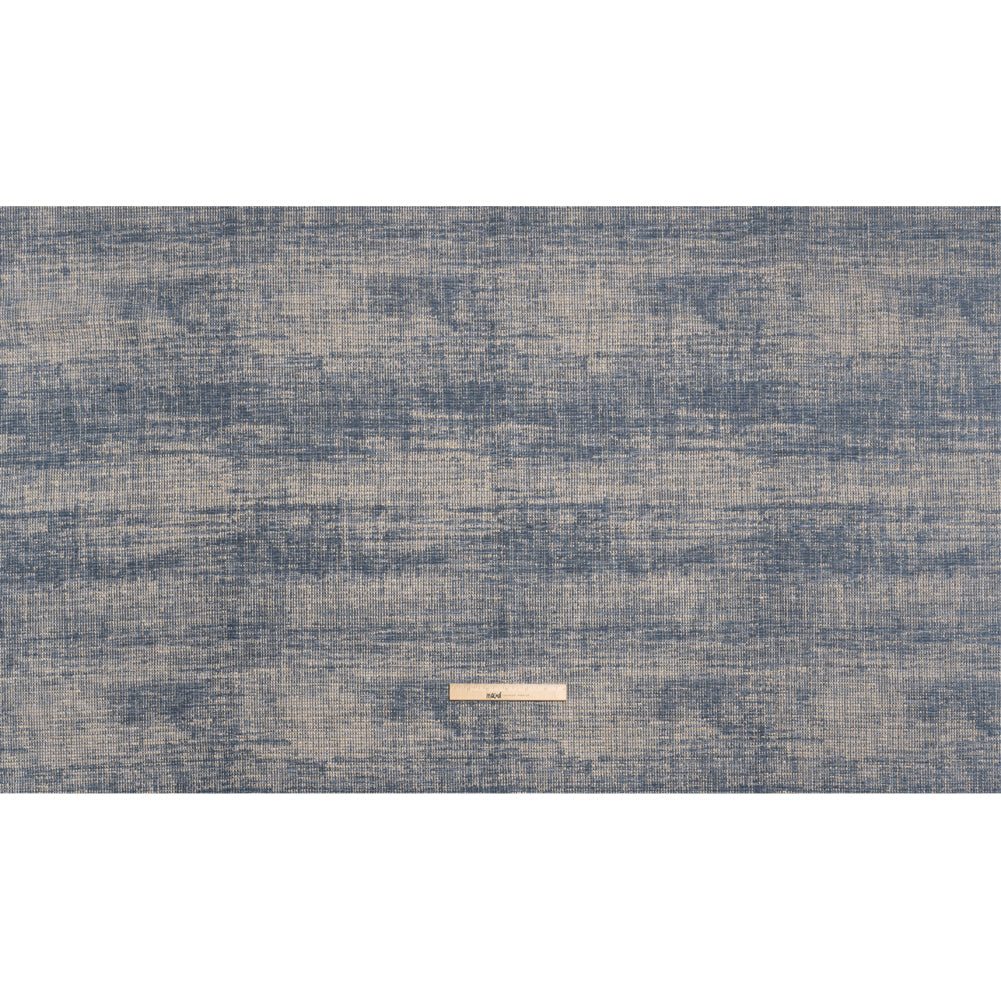 Tweedy Chenille Upholstery Woven - Sapphire - Hartsmere Collection Full