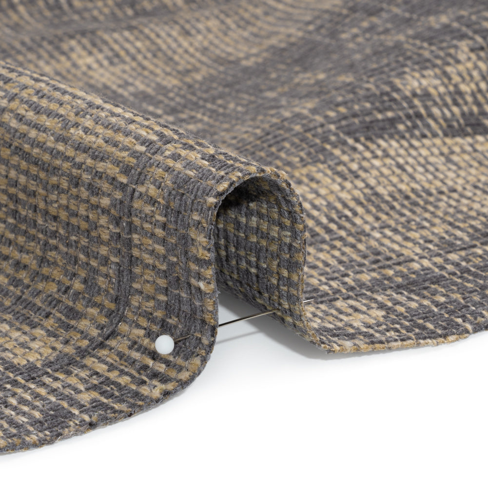 Tweedy Chenille Upholstery Woven - Steel - Hartsmere Collection Detail