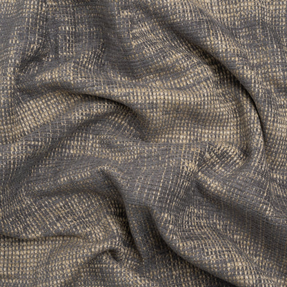 Tweedy Chenille Upholstery Woven - Steel - Hartsmere Collection