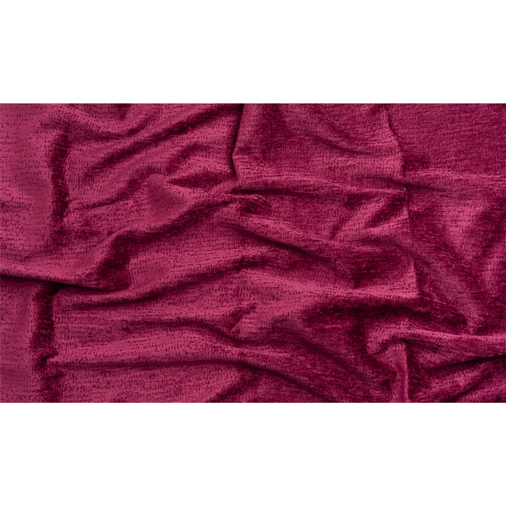 Textured Upholstery Chenille - Boysenberry - Odie Collection Full