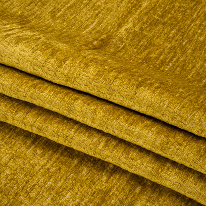 Textured Upholstery Chenille - Citron - Odie Collection Folded