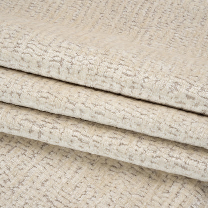Textured Upholstery Chenille - Creme - Odie Collection Folded