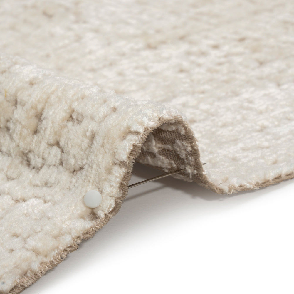 Textured Upholstery Chenille - Creme - Odie Collection Detail