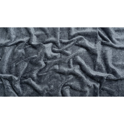 Textured Upholstery Chenille - Denim - Odie Collection Full