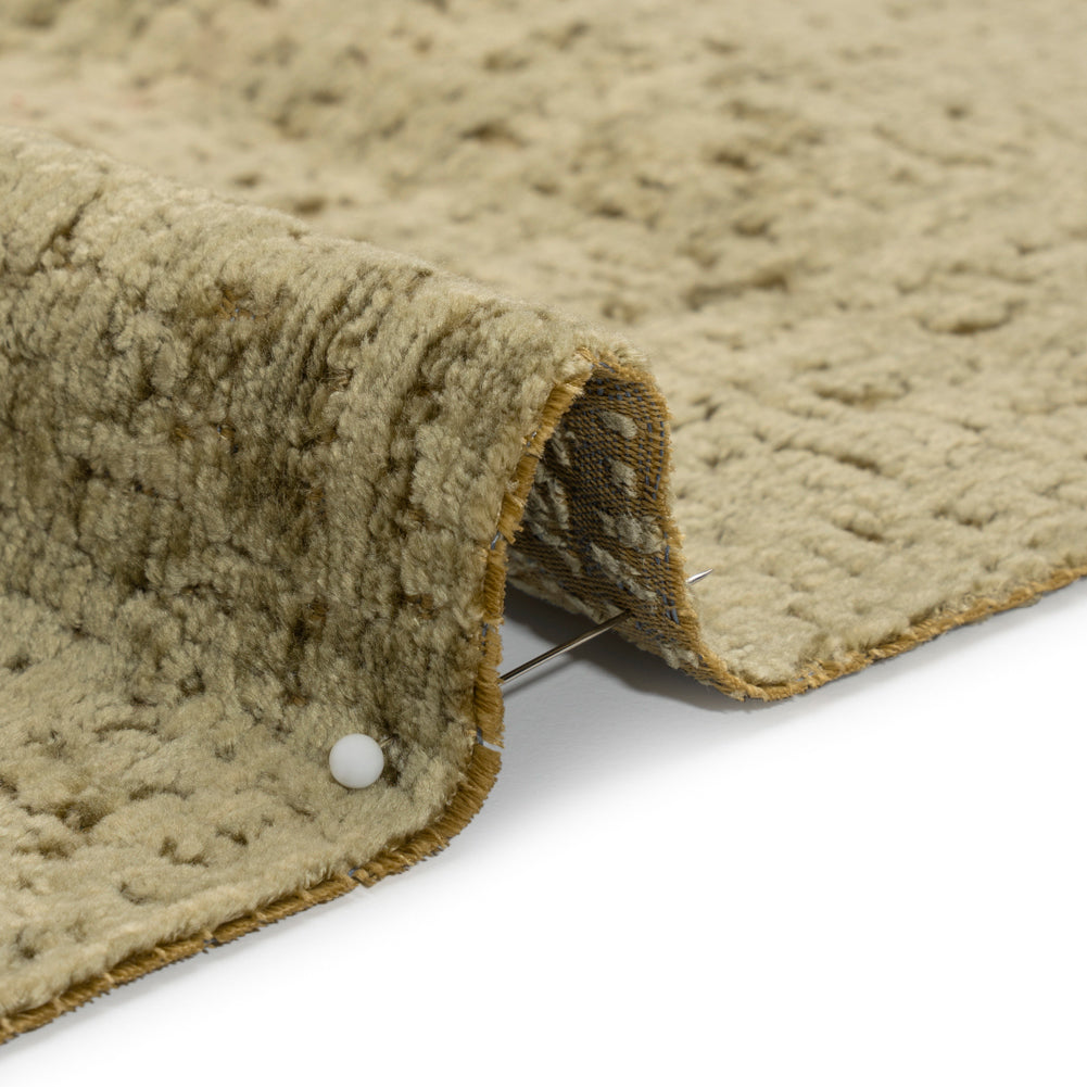Textured Upholstery Chenille - Dirty Martini - Odie Collection Detail