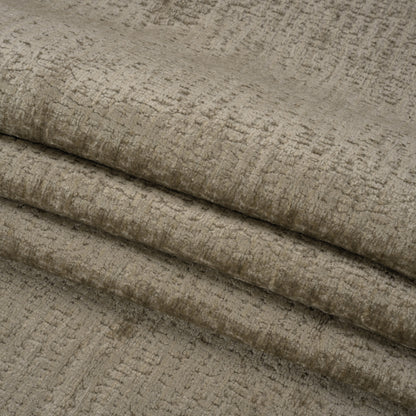 Textured Upholstery Chenille - Linen - Odie Collection Folded