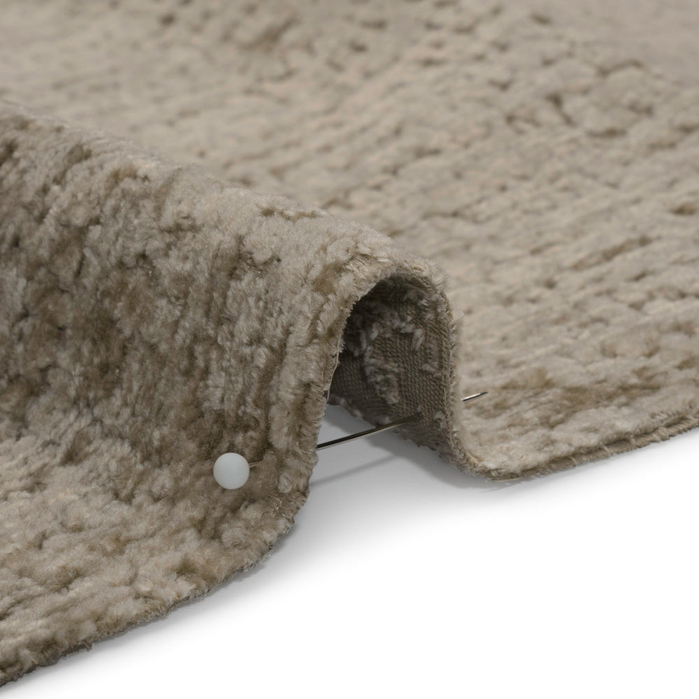 Textured Upholstery Chenille - Linen - Odie Collection Detail