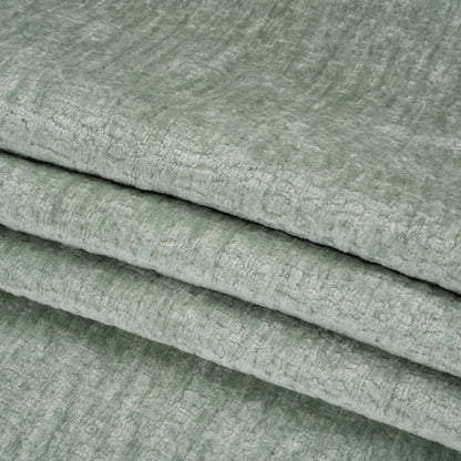 Textured Upholstery Chenille - Mint - Odie Collection Folded