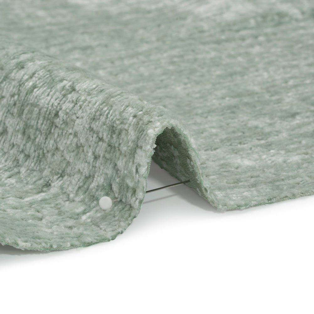 Textured Upholstery Chenille - Mint - Odie Collection Detail