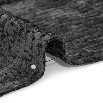 Textured Upholstery Chenille - Onyx - Odie Collection Detail