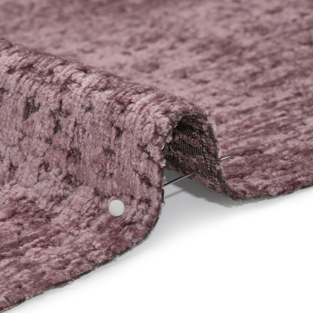 Textured Upholstery Chenille - Orchid - Odie Collection Detail