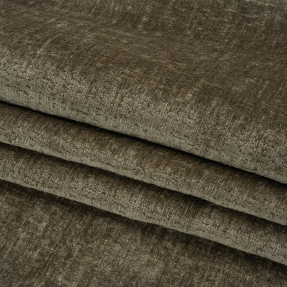 Textured Upholstery Chenille - Pebble - Odie Collection Folded