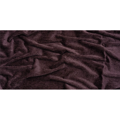 Textured Upholstery Chenille - Plum - Odie Collection Full