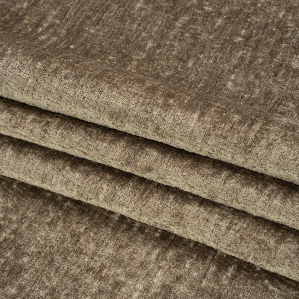 Textured Upholstery Chenille - Quartz - Odie Collection Folded