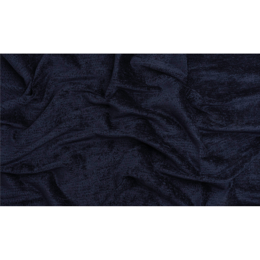Textured Upholstery Chenille - Sapphire - Odie Collection Full