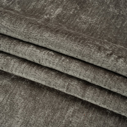 Textured Upholstery Chenille - Steel - Odie Collection Folded