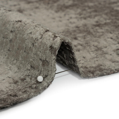 Textured Upholstery Chenille - Steel - Odie Collection Detail