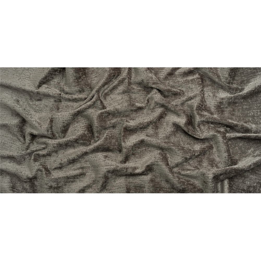 Textured Upholstery Chenille - Steel - Odie Collection Full