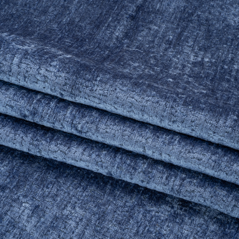 Textured Upholstery Chenille - Twilight - Odie Collection Folded