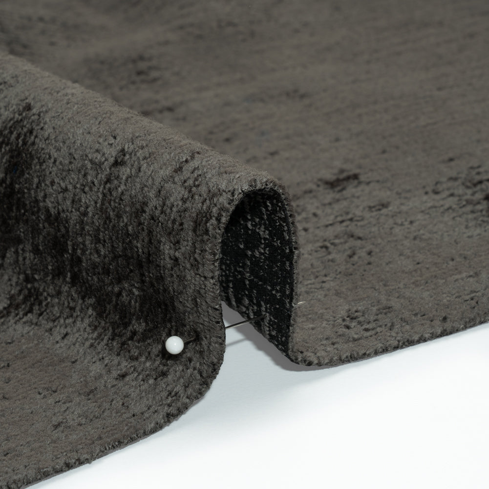 Upholstery Chenille - Asphalt Monotone Abstract - Timbrell Collection Detail