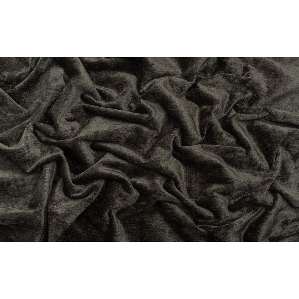 Upholstery Chenille - Asphalt Monotone Abstract - Timbrell Collection Full