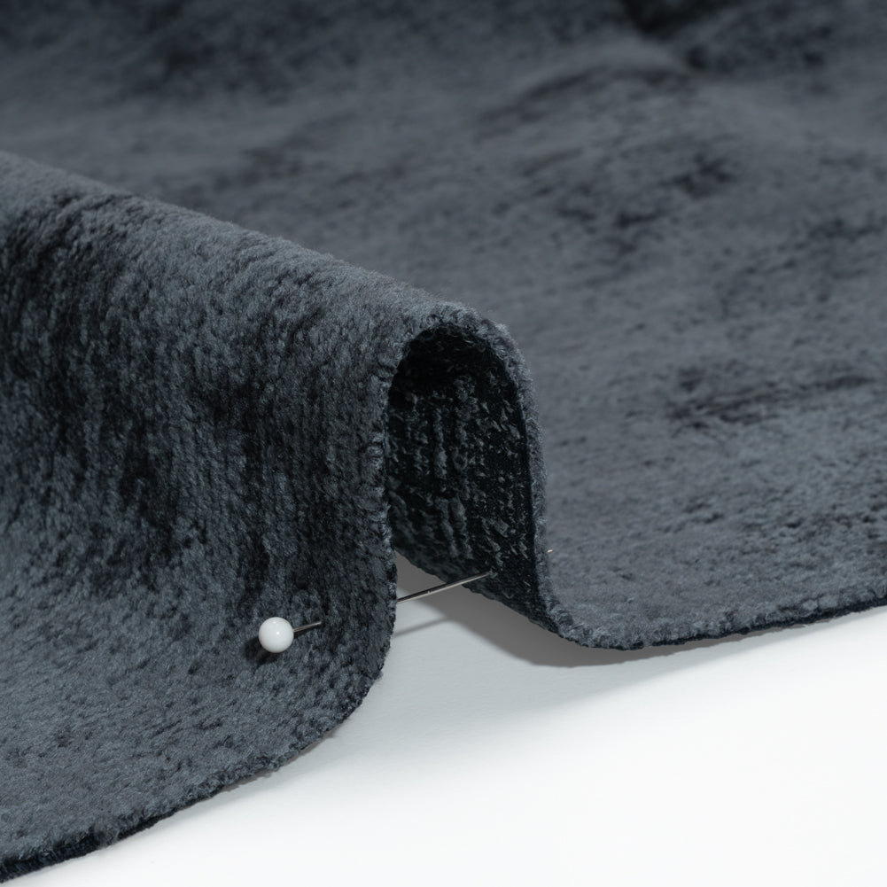 Upholstery Chenille - Blackberry Monotone Abstract - Timbrell Collection Detail