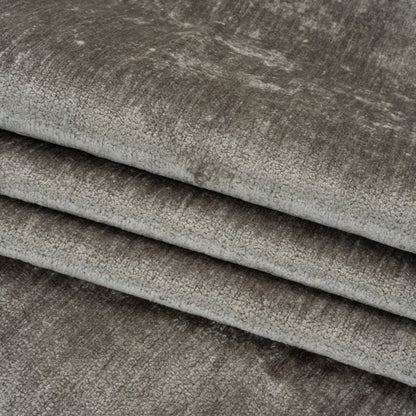 Upholstery Chenille - Cement Monotone Abstract - Timbrell Collection Folded