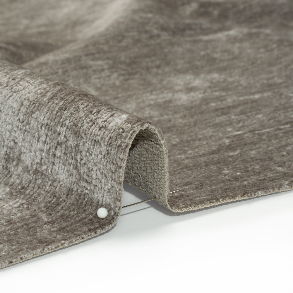 Upholstery Chenille - Cement Monotone Abstract - Timbrell Collection Detail