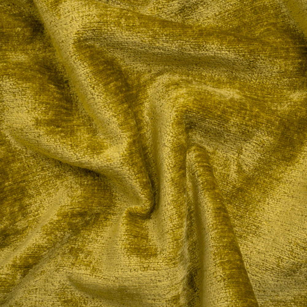 Upholstery Chenille - Cyber Apple Monotone Abstract - Timbrell Collection