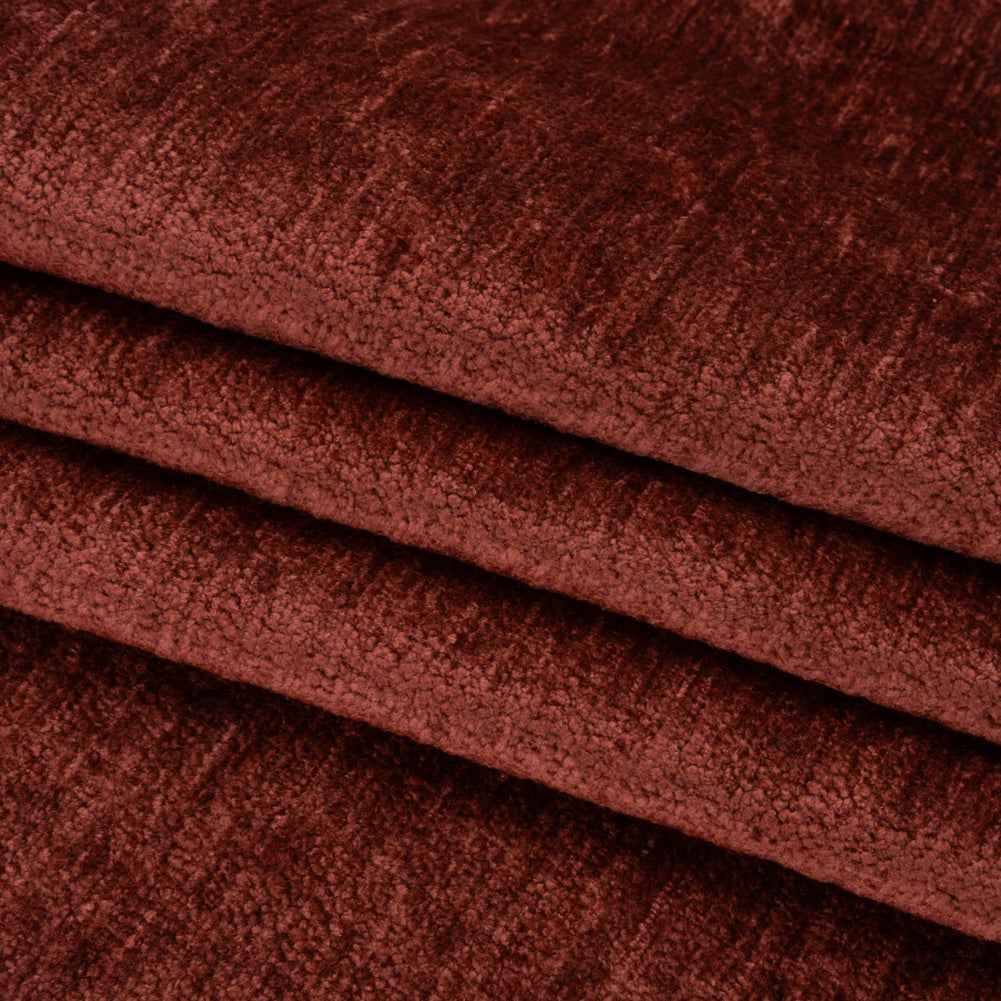 Upholstery Chenille - Grenache Monotone Abstract - Timbrell Collection Folded