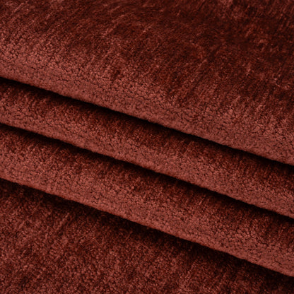 Upholstery Chenille - Grenache Monotone Abstract - Timbrell Collection Folded