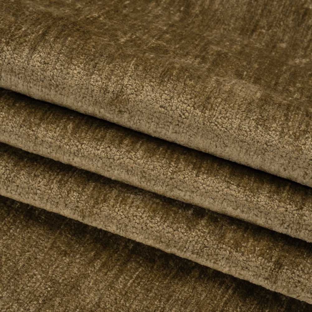 Upholstery Chenille - Limestone Monotone Abstract - Timbrell Collection Folded