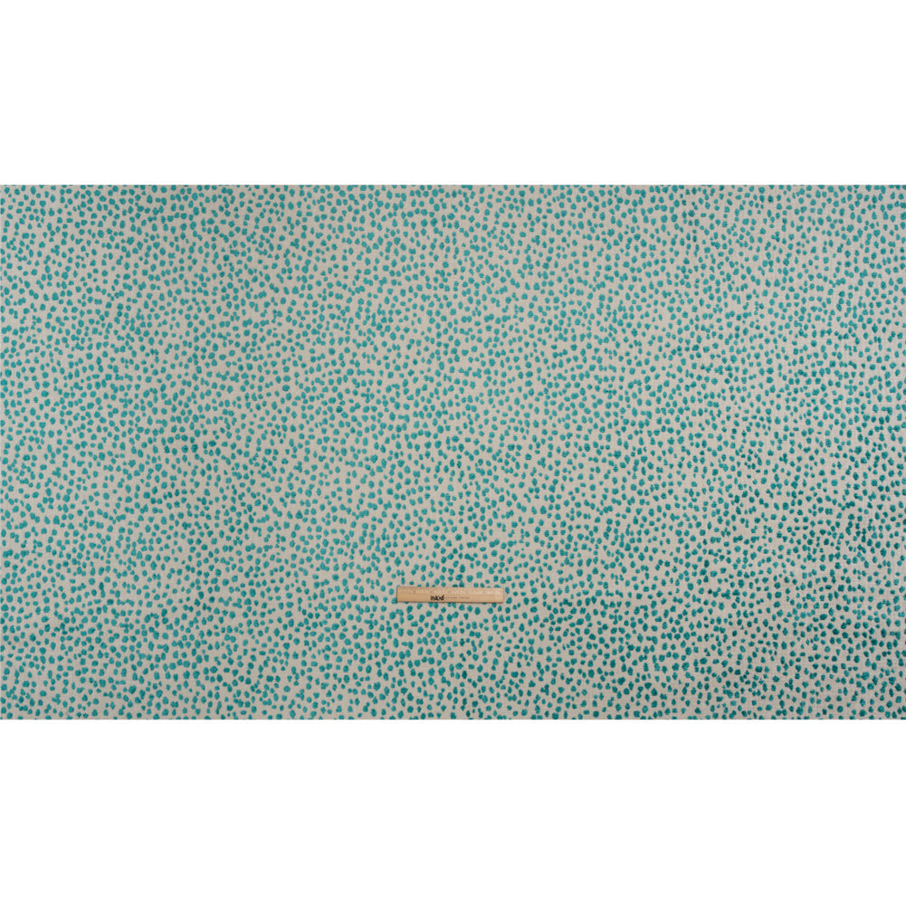Upholstery Chenille - Aqua Spotted - Piperhill Collection Full