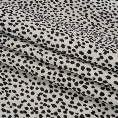 Upholstery Chenille - Piano Spotted - Piperhill Collection Folded