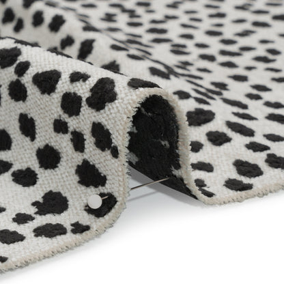 Upholstery Chenille - Piano Spotted - Piperhill Collection Detail