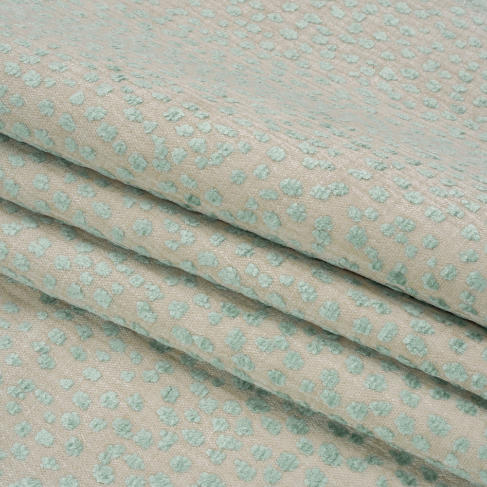 Upholstery Chenille - Splash Spotted - Piperhill Collection Folded