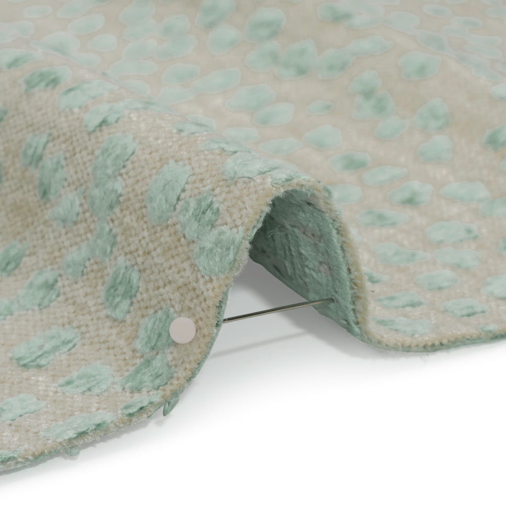 Upholstery Chenille - Splash Spotted - Piperhill Collection Detail