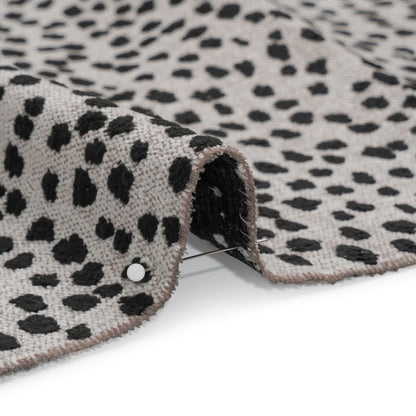 Upholstery Chenille - Tuxedo Spotted - Piperhill Collection Detail
