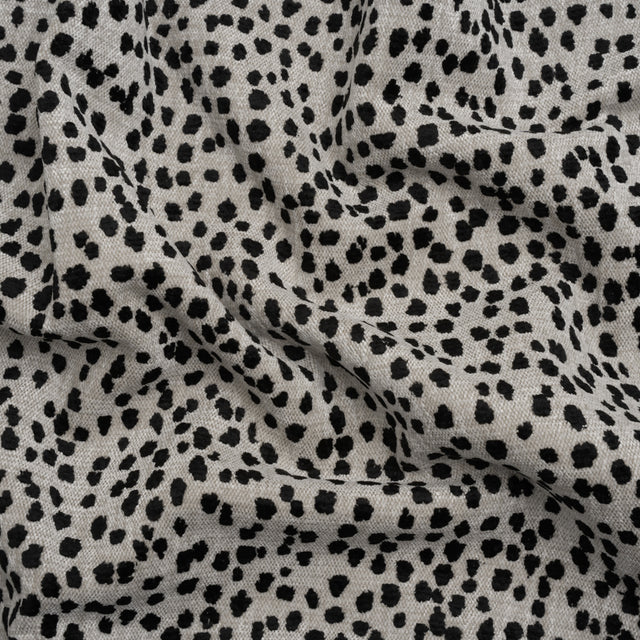 Upholstery Chenille - Tuxedo Spotted - Piperhill Collection