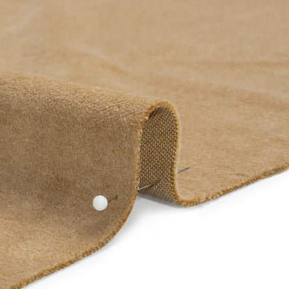 Cotton and Polyester Upholstery Velvet - Camel - Banton Collection Detail