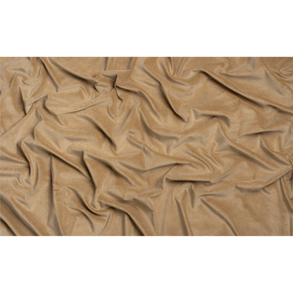 Cotton and Polyester Upholstery Velvet - Camel - Banton Collection Full