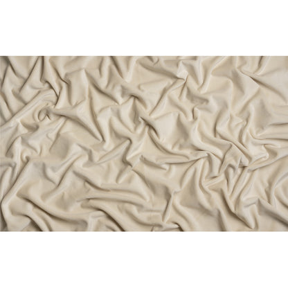Cotton and Polyester Upholstery Velvet - Creme - Banton Collection Full