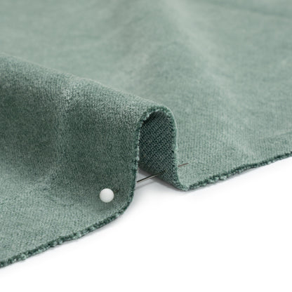 Cotton and Polyester Upholstery Velvet - Forest - Banton Collection Detail