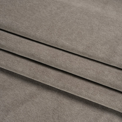 Cotton and Polyester Upholstery Velvet - Metal - Banton Collection Folded