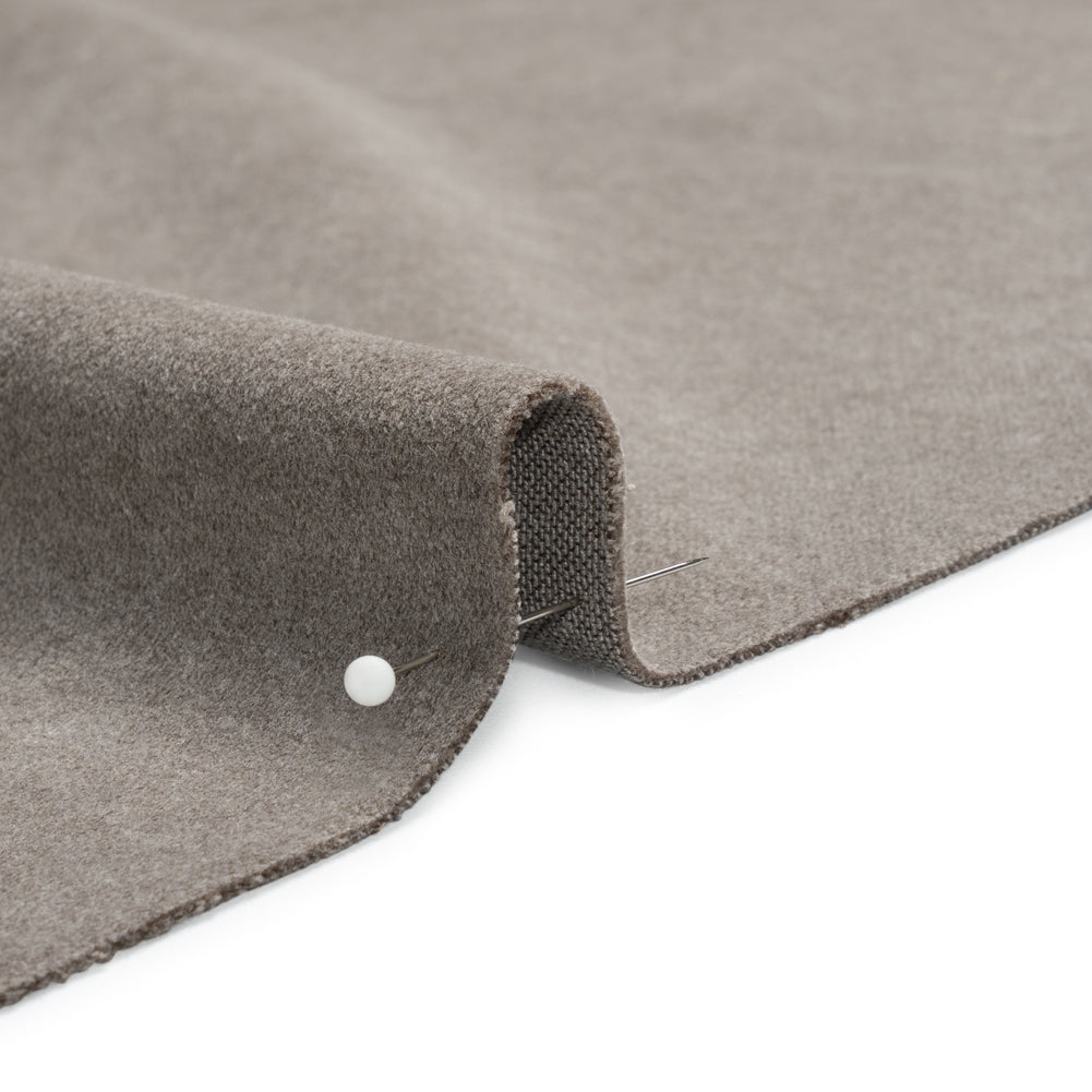 Cotton and Polyester Upholstery Velvet - Metal - Banton Collection Detail