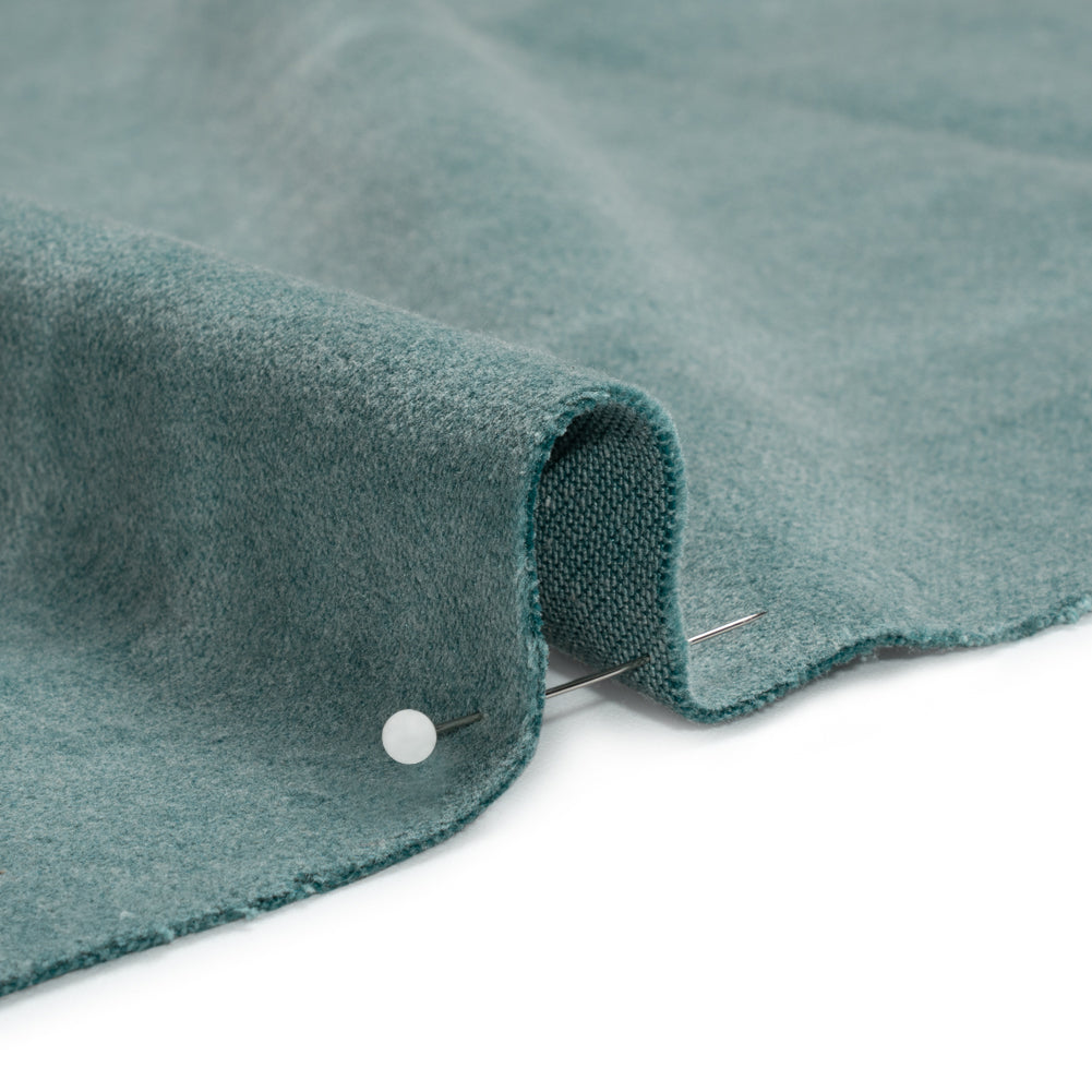 Cotton and Polyester Upholstery Velvet - Ocean - Banton Collection Detail