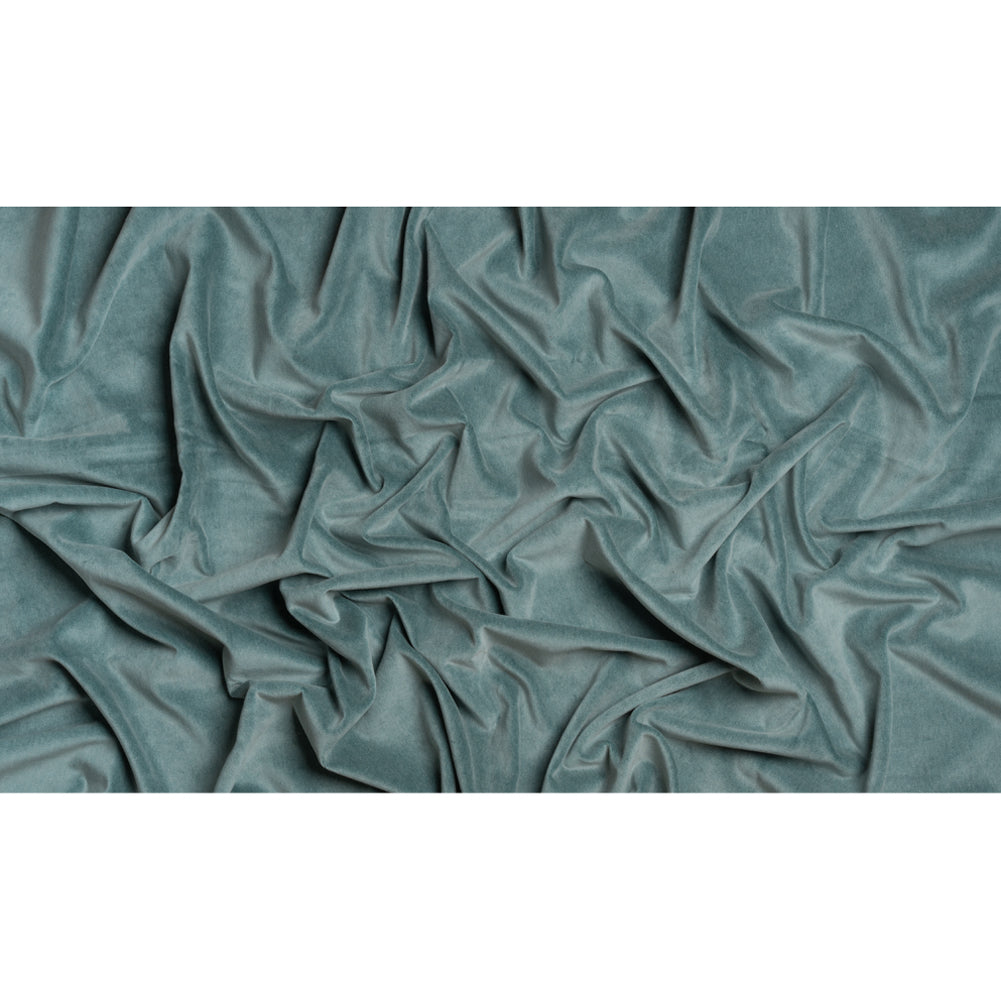 Cotton and Polyester Upholstery Velvet - Ocean - Banton Collection Full