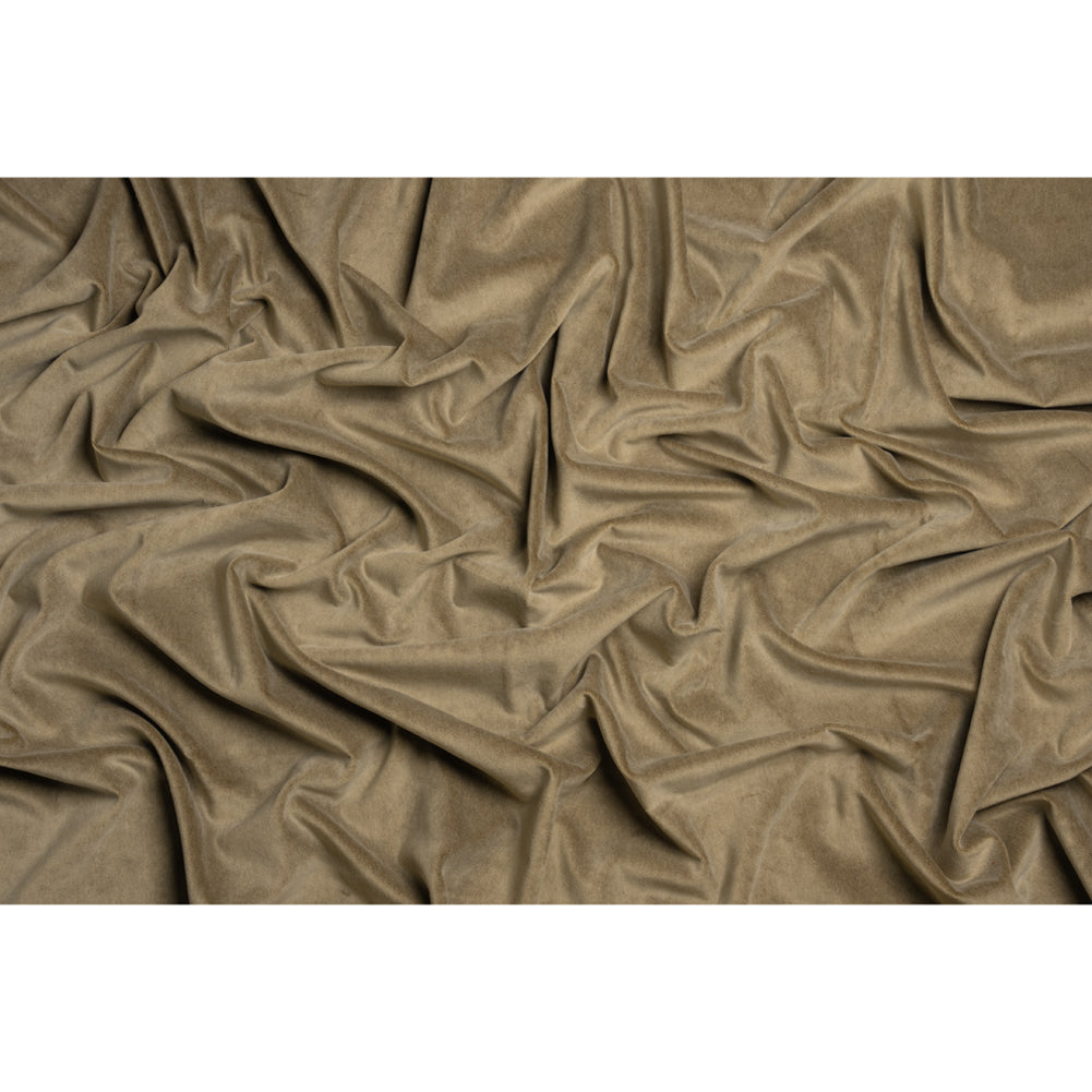 Cotton and Polyester Upholstery Velvet - Pebble - Banton Collection Full